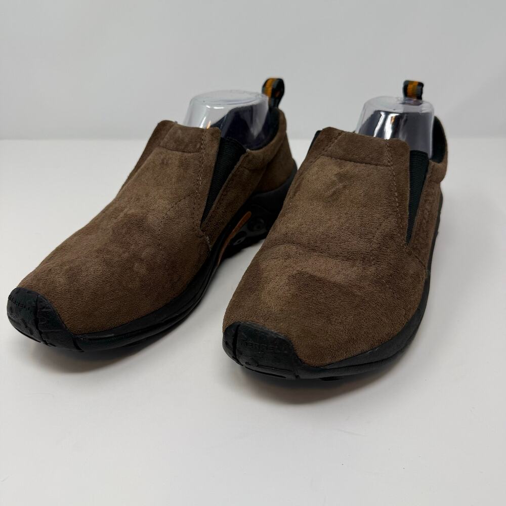 Merrell Jungle Moc Suede Slip on Shoes Men's 8.5 Brown Gunsmoke